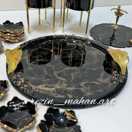 سینی رزینی طرح ماربل